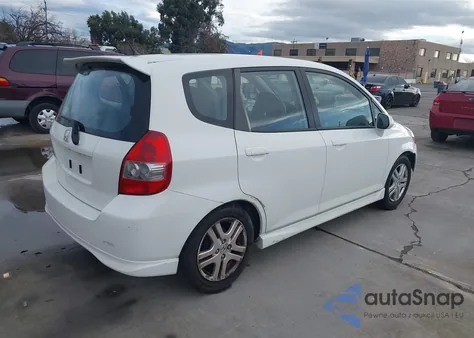 2007 Honda Fit Sport z USA, uszkodzony, nr VIN JHMGD38657S019380